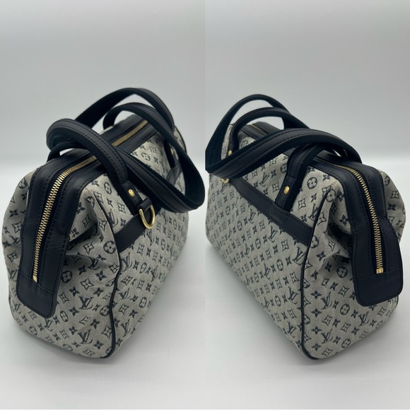 Authentic Louis Vuitton navy monogram minilin Josephine PM - Picture 9 of 16